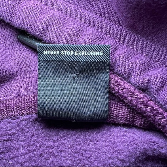 The North Face Never Stop Exploring Box Logo Hoodie Deep Purple - Picture 6 of 9